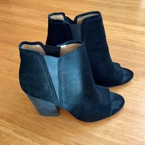 Splendid peep toe booties